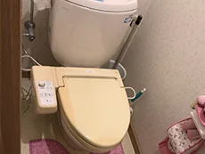 経年劣化による変色もあり、トイレリフォームすることになりました。